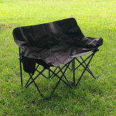 跨境新款 折叠沙滩椅超轻休闲靠背双现货 户外双人折叠椅露营便携式