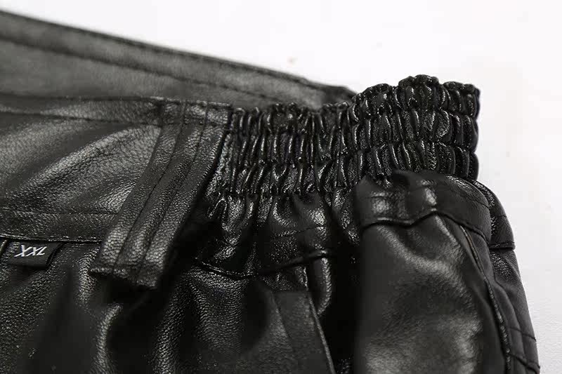 Pantalon cuir homme droit pour hiver - Ref 1483381 Image 4