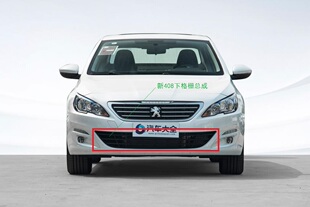 东风标致408下格栅总成 新408杠网 14-18款标志408进气格栅