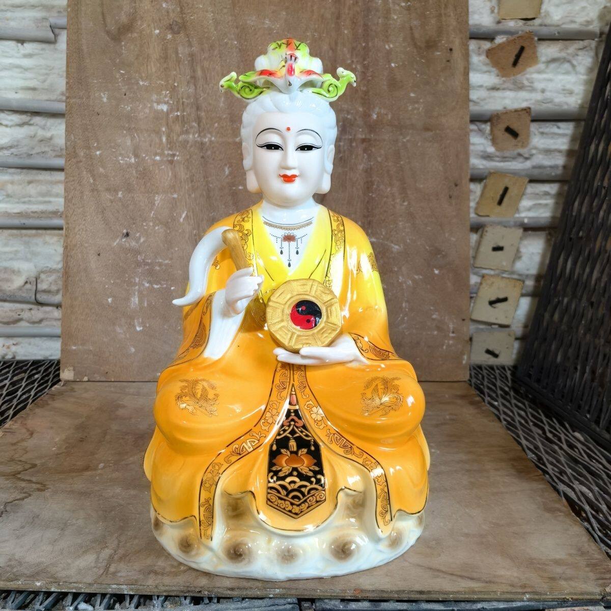 陶瓷泰山奶奶,无生老母,如意奶奶,地母 眼光娘送子娘娘无极老母