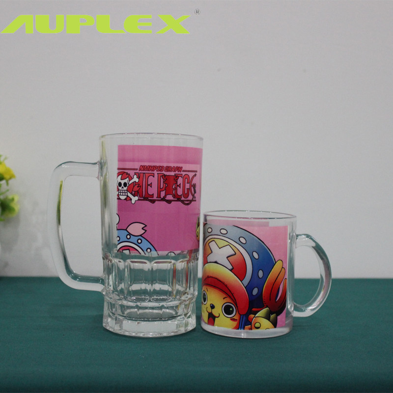 透明玻璃杯 热转印杯子变色杯白杯马克杯涂层杯diy玻璃杯子印图