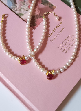 兔年本命年天然珍珠项链手链礼物