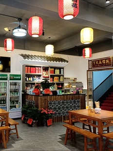 古镇火锅竹制灯具 竹编中式 灯罩吊灯灯笼复古客厅手工饭店民宿日式