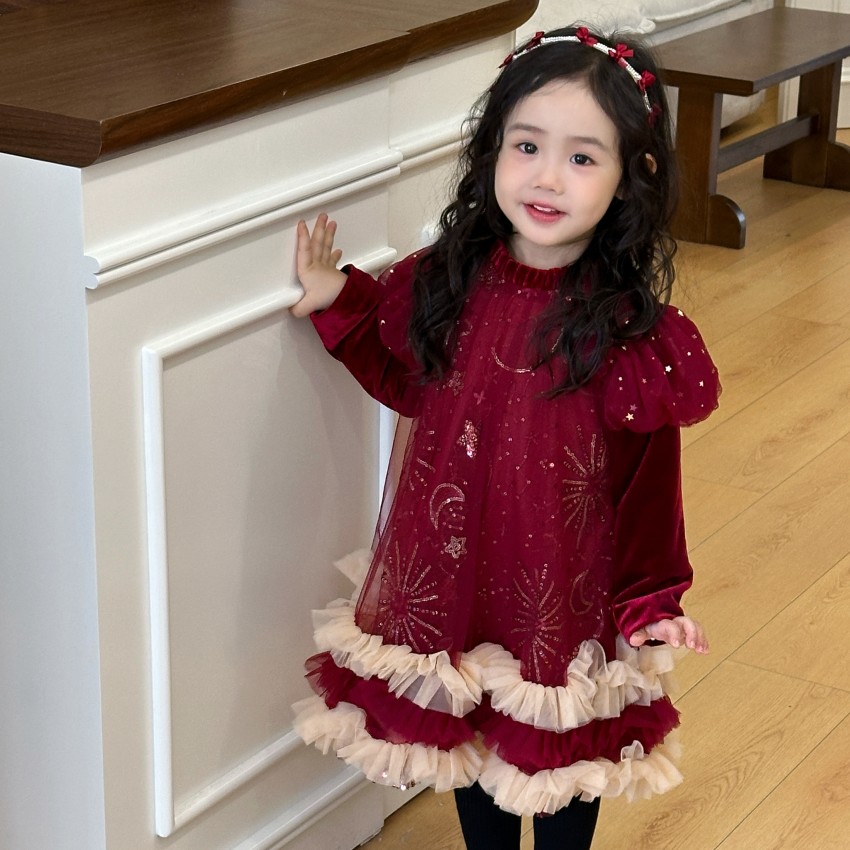 蓬蓬纱裙子2024秋冬新款洋气