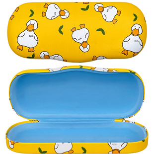 韩国风可爱印花小清新防压抗压便携近视光学ins少女儿童轻眼镜盒
