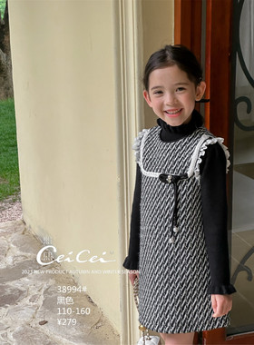 冬款CEICEI熙熙公主背心裙38994