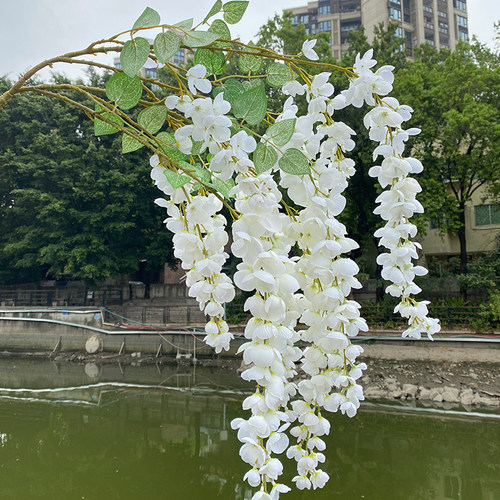 阿勃垂吊造型艺术风拍摄仿真花