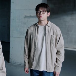 欧洲年少有为彭昱畅裴谦同款衬衫上衣春秋翻领长袖衬衣裤子男衣服