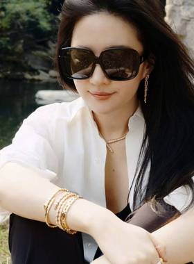欧洲明星刘亦菲同款太阳眼镜男女ins复古欧美气质百搭时尚墨镜潮