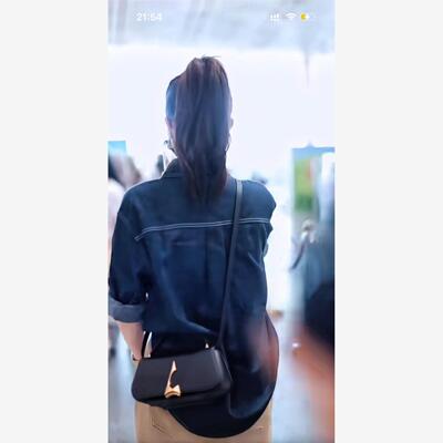 欧洲董璇明星同款牛仔衬