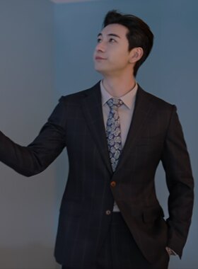 欧洲突然的喜欢陈星旭高海明同款西服套装V领西装外套西裤男衣服