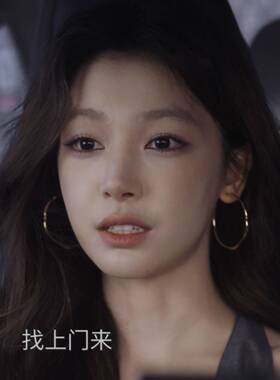 美人余易梦玲文晓晓同款耳环女