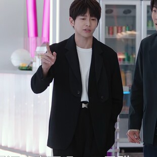 欧洲年少有爲彭昱畅裴谦同款西服套装春秋V领西服上衣西裤男衣服