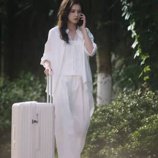 欧洲短剧盛夏芬德拉郭宇欣白清枚同款衬衫上衣衬衣裤子女衣服潮