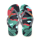 防滑耐磨鞋 巴西人字拖外贸休闲创意迷彩沙滩潮流时尚 夏男夹脚拖鞋