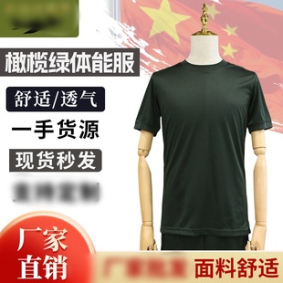 体能训练服军色正EXP-Z21体能服短袖夏季训作服武术体能短裤男