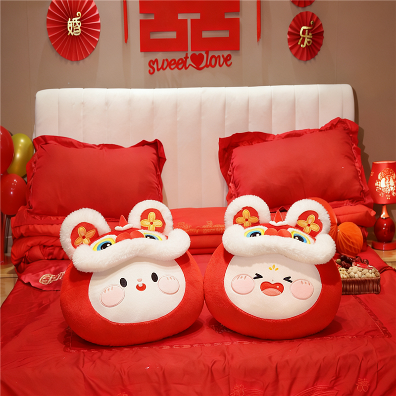新婚礼物压床结婚娃娃一对送新人喜娃娃抱枕公仔婚房摆件床上高档