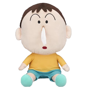 可爱蜡笔小新阿呆纸巾盒抽纸盒毛绒玩具布娃娃抽鼻涕玩偶抱枕女生