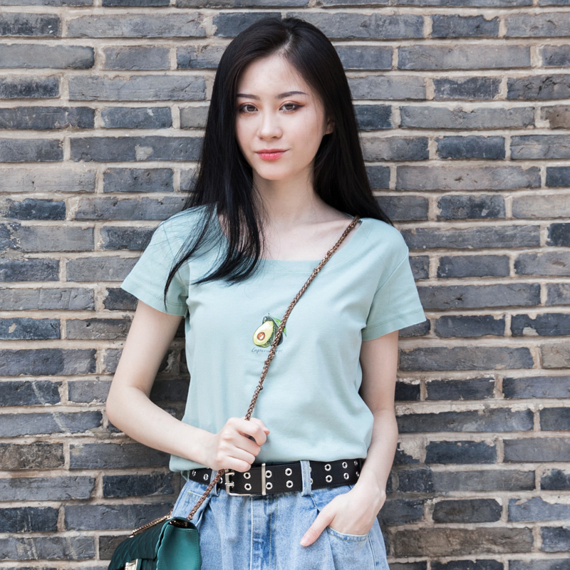 短袖2023夏装新款ins潮设计