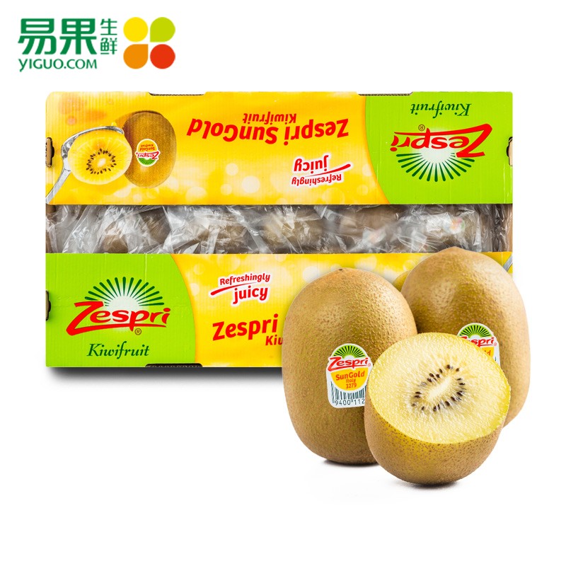 ¡¾Ò×¹ûÉúÏÊ ¡¿Zespri¼ÑÅæÐÂÎ÷À¼Ñô¹â½ðÆæÒì¹û3.3kgÔÏä(27-30¸ö)