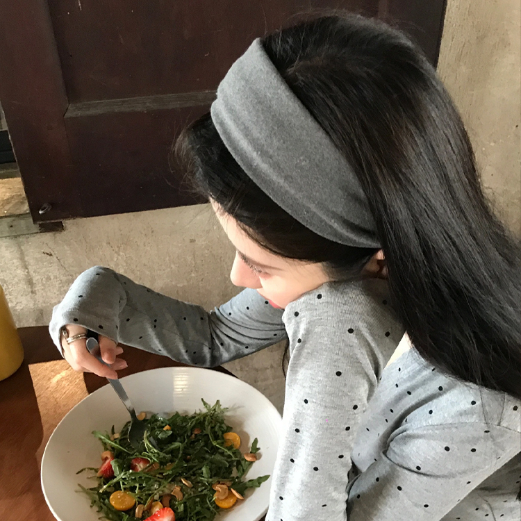 店主自留ins博主同款宽边发箍女