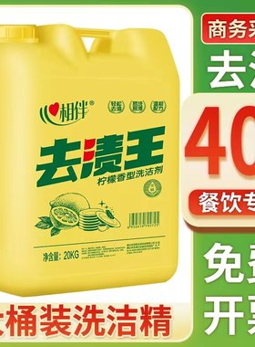大桶商用餐饮20kg食品级洗碗