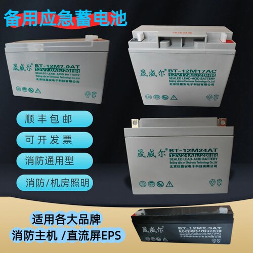 消防主机蓄电池12V泰和安BT-12M