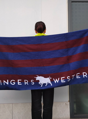 Ringers Western外贸原单100%纯棉流苏特厚保暖双面印花大浴巾