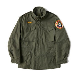 恶犬BRONSON复刻出租车司机M-65野战夹克外套混纺重磅贡缎面料M65