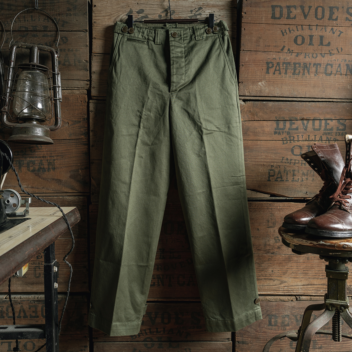 M-43橄榄绿OD7野战裤M45直筒裤