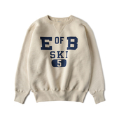 恶犬BRONSON重磅600g纯棉毛圈拉毛卫衣SKI滑雪队复古双V领运动衫