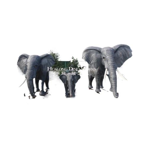 大型高仿真硅胶机械电动大象仿真非洲象模型摆件仿真动物昆虫工厂