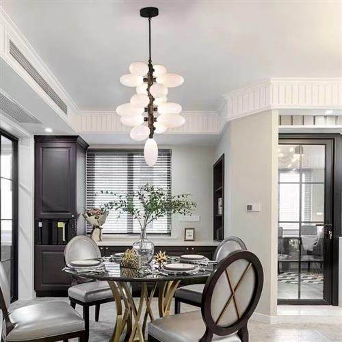 北欧现代简约葡萄组合吊灯酒店售楼部火锅店大厅客厅设计师吊灯