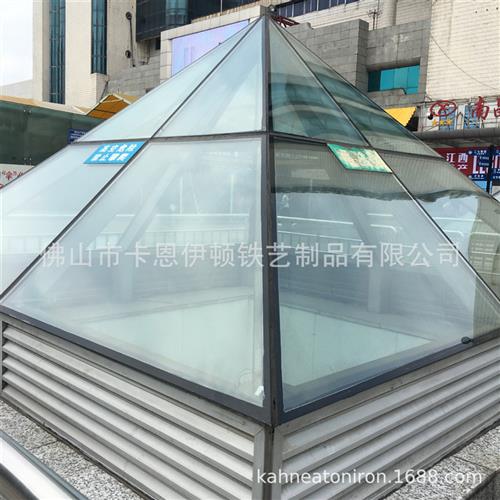 玻璃屋镀锌钢采光井棚不锈铝合金阳光房廊架厂家加工施工安装
