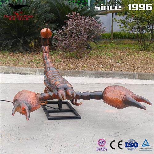 仿真电动蝎子动植物园仿真昆虫模型制作厂家可动可叫