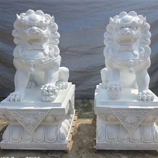 门口石狮一对雕塑玻璃钢仿铜铸铜酒店别墅守门招财狮定制园林景观