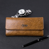 长款 大促新款 男士 钱包多卡位大容量手拿包复合牛皮卡包皮夹子青年