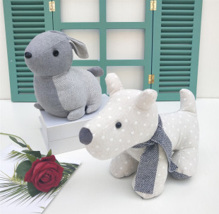 动物布艺沙包装饰防撞门挡  长猫兔子海锚门后摆件家居防风门碰