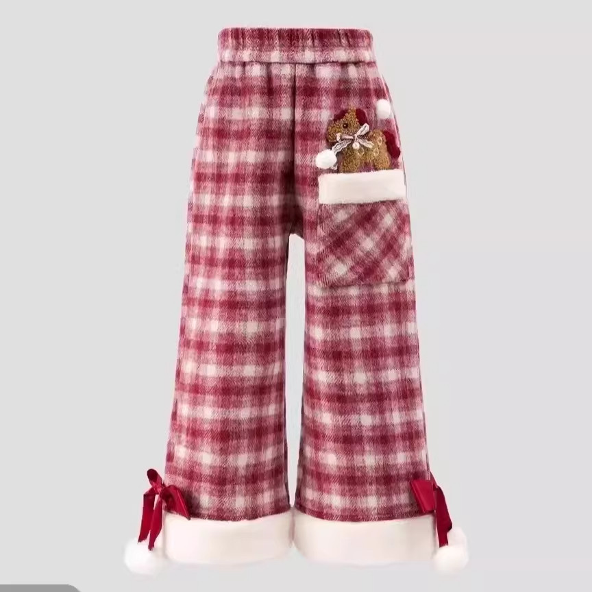 新中式年服裤子2026新款中式年服一体绒汉服儿童过年裤子拜年服裤,童装/婴儿装/亲子装,裤子,淘宝优惠券,粉丝福利购,淘宝优惠卷