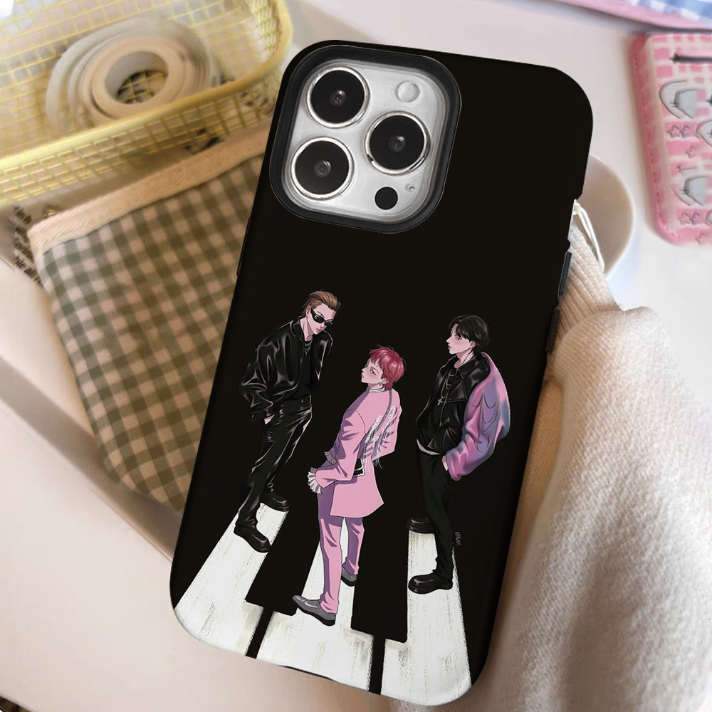 bigbang手机壳iPhone15二合一菲林适用16plus权志龙新专辑苹果12/13周边17promax个性创意ip