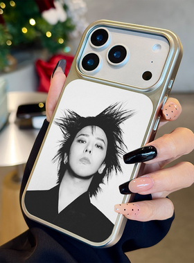 GD权志龙同款17promax手机壳潮流iphone16哑光玻璃15pro磨砂防指纹苹果14plus日韩新款13/12明星周边17air