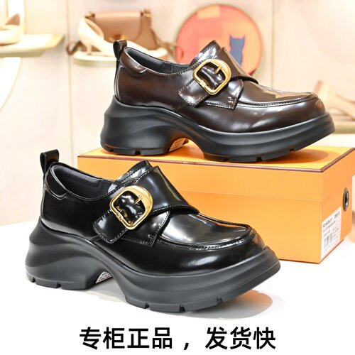 接吻猫增高长腿鞋超轻乐福鞋女鞋