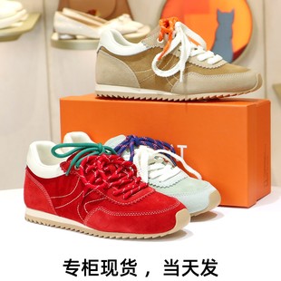 KA65172 女鞋 运动休闲阿甘鞋 KISSCAT接吻猫2025彩虹豆德训鞋