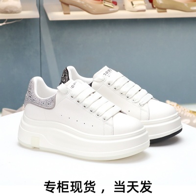 COMELY康莉2025新款厚底百搭运动休闲鞋透气小白鞋女鞋KKF51102