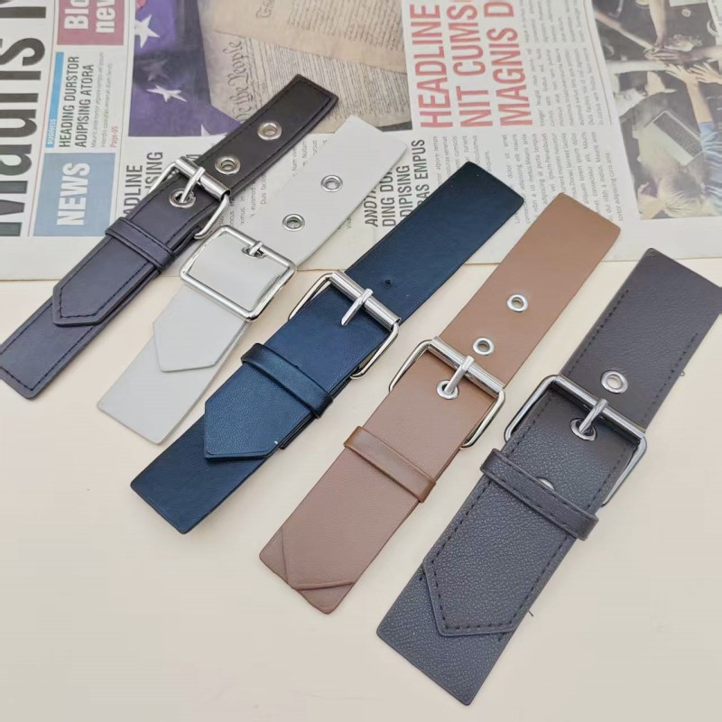 皮革金属对扣大衣外套衣领袖口搭扣皮衣皮毛一体下摆延长带装饰扣