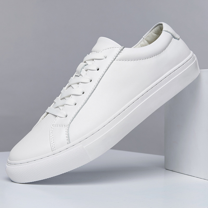 夏季款头层牛夏季休闲小黑鞋