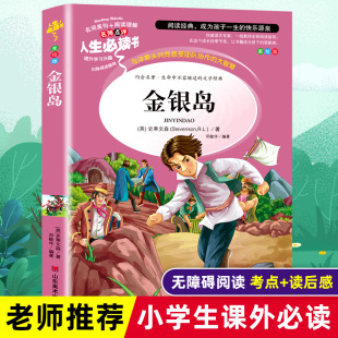 课外书9 指定书目适合三四五六年级阅读小学生看 12岁世界名著儿童文学珍藏美绘书籍畅销书 书原著五年级必读寒假推荐 金银岛正版