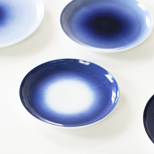 MY家 - 日本制 有田kihara SUN 光影晕染线条 日式简约餐盘/茶杯