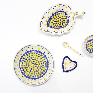 MY家 - 波兰手绘陶瓷 240太阳花 下午茶杯碟/壶/马克杯/碗盘