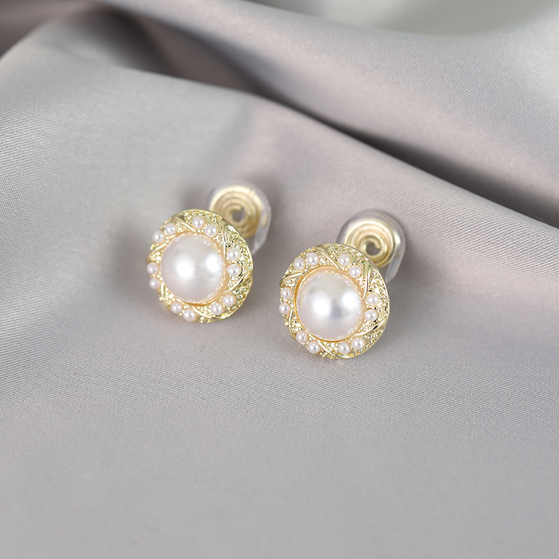 气质轻奢耳钉蚊香盘耳夹